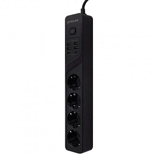 Сетевий фільтр Proove Power Socket P-04 2М чорний
