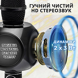 Беспроводной караоке микрофон Magic Karaoke YS-90 Pro Black