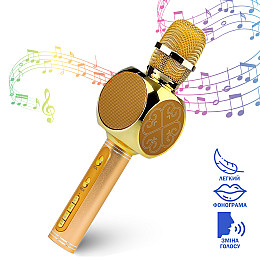 Беспроводной караоке микрофон Magic Karaoke YS-63 Gold