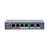 Неуправляємий PoE комутатор Hikvision DS-3E0106HP-E