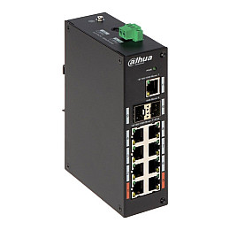 Неуправляемый 11-портовый PoE-коммутатор Dahua DH-PFS3211-8GT-120