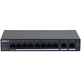 Неуправляемый PoE-коммутатор Dahua DH-CS4010-8ET-110