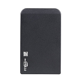 Внешній карман SATA для 2,5"/S10 USB2.0 алюмінієвий сплав HDD/SSD чорний (32501_2917949)