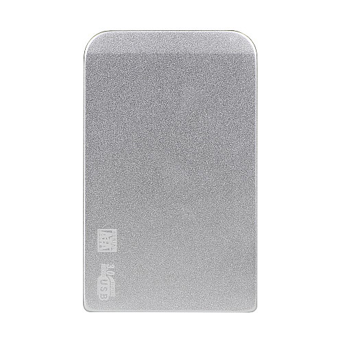 Внешній кишеня SATA для 2,5"/S10 Micro USB3.0 алюмінієвий сплав HDD/SSD сріблястий (32502_2917952)