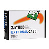 Внешній кишеня SATA для 2,5"/S10 Micro USB3.0 алюмінієвий сплав HDD/SSD сріблястий (32502_2917952)