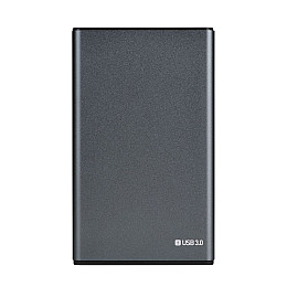 Зовнішній кишеня SATA для 2,5" HDD/SSD S14 USB3.0 Піскоструйний алюмінієвий сплав 5Gbps Сірий (32500_2917948)
