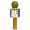 Беспроводной микрофон-караоке Wster MP3 Bluetooth Gold (658826011)