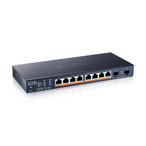 Комутатор Zyxel XMG1915-10EP (XMG1915-10EP-EU0101F) (8x2,5GE PoE++, 2xSFP+, Макс PoE 130W, Smart L3 Lite, NebulaFlex)