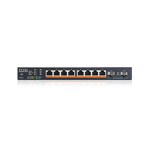 Комутатор Zyxel XMG1915-10EP (XMG1915-10EP-EU0101F) (8x2,5GE PoE++, 2xSFP+, Макс PoE 130W, Smart L3 Lite, NebulaFlex)