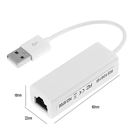 Сетевой адаптер переходник Pix-Link USB LAN RD9700 сетевая карта White (16156-hbr)