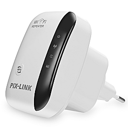 Ретранслятор репитер усилитель сигнала Wi-Fi Pix-Link LV-WR03 White (16170-hbr)