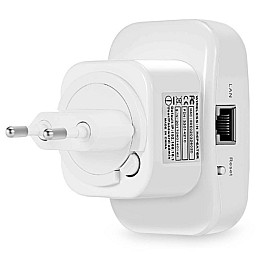 Ретранслятор репітер підсилювач сигналу Wi-Fi Pix-Link LV-WR03 Білий (16170-hbr)