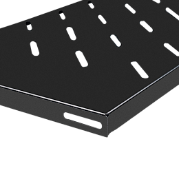 Полка в серверний шкаф GreenVision 280 мм 19 1U