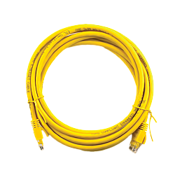 Патч-корд литийний GreenVision UTP RJ45 5Е 1 м жовтий