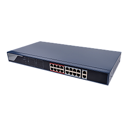 Комутатор мережевий POE GreenVision GV-019-AI-16 2PG