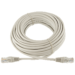 Патч-корд литийний GreenVision UTP RJ45 5E 10 м білий