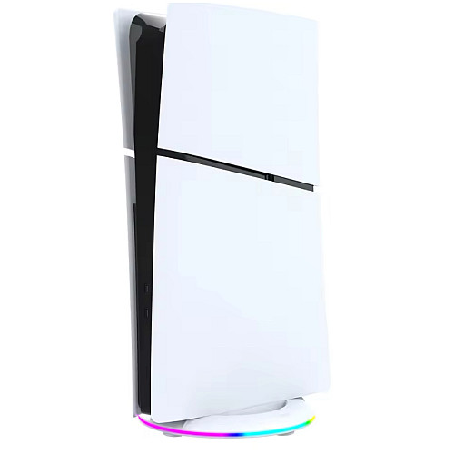 Вертикальная RGB-подставка Pega Sony PlayStation 5 Slim PS5 Slim Белый