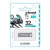 Флеш пам'ять USB Wibrand 32 GB Chameleon USB 2.0 Silver (36707_3608926)