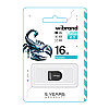 Флеш пам'ять USB Wibrand 16 GB Scorpio USB 2.0 Чорна (36695_3608912)