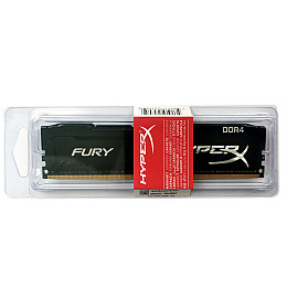 Пам'ять для настільних комп'ютерів HyperX 16 GB DDR4 2666 MHz Fury Black (HX426C16FB/16)