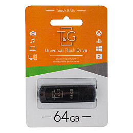 Флеш пам'ять USB T&G USB 2.0 64 GB Classic 011 Black (4198_77856)