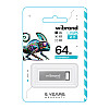 Флеш пам'ять USB Wibrand 64 GB Chameleon USB 2.0 Silver (36712_3608933)