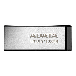 Флеш пам'ять USB A-Data UR350 128 GB USB 3.2 Сріблясто-чорна (36917_3609520)