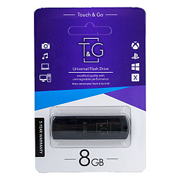 Флеш пам'ять USB T&G 8 GB Classic 2.0 Black (4180_75652)