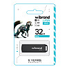 Флеш пам'ять USB Wibrand 32 GB Mink USB 2.0 Чорна (36909_3609511)