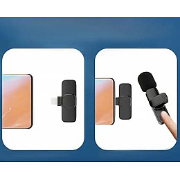 Петличный микрофон беспроводной для телефона UKC F5 Type-C 9515