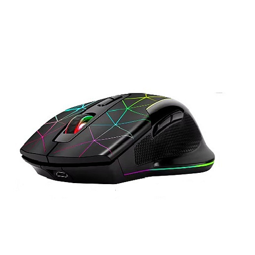 Мышь беспроводная игровая GM GM30 RGB с аккумулятором и подсветкой Черный (SH0000312)