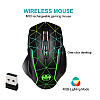Мышь беспроводная игровая GM GM30 RGB с аккумулятором и подсветкой Черный (SH0000312)