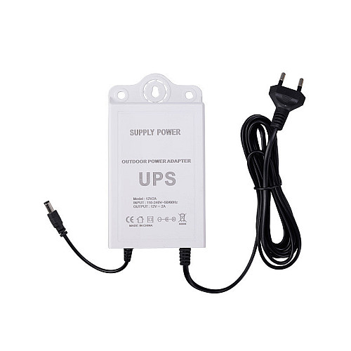 Джерело безперебійного живлення Wi-Fi роутера UPS GPON 12V 2A Білий (UPS12V2A)