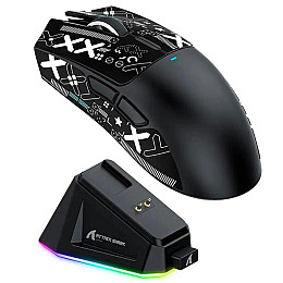 Мышь беспроводная игровая Attack Shark X11 PAW3311 22000 DPI 2,4G+Bluetooth Black