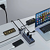 Концентратор Digital 10 Port USB 3.0 з PD високошвидкісний з адаптером (HUB985)
