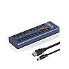 Концентратор Digital 10 Port USB 3.0 з PD високошвидкісний з адаптером (HUB985)