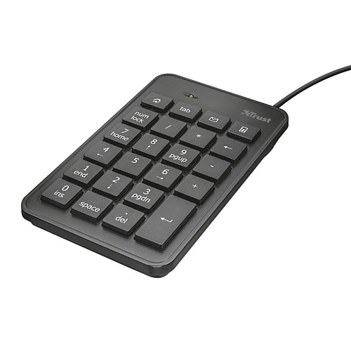 Клавіатура мембрана Trust Xalas 25486 USB-A Numeric Keypad 23 Key Чорний