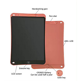Графічний планшет для малювання Writing Tablet 22 х 32,7 см 15 Red (Н050953)