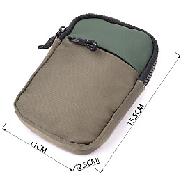 Слинг сумка для подорожей Vintage 22871 11х15,5х2,5 см Зелений