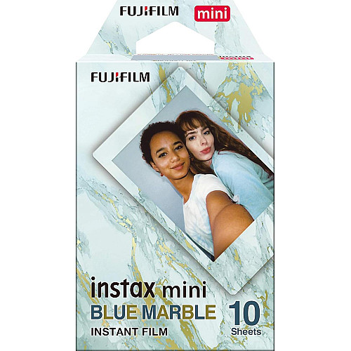 Фотопапір Fujifilm Instax Mini Blue Marble Film 8,6х5,4 см Голубувато-золотистий 10 шт