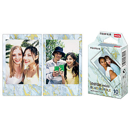 Фотобумага Fujifilm Instax Mini Blue Marble Film 8,6х5,4 см Голубовато-золотой 10 шт