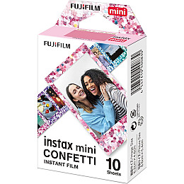 Фотобумага Fujifilm Instax Mini Confetti 8,6х5,4 см Разноцветный 10 шт