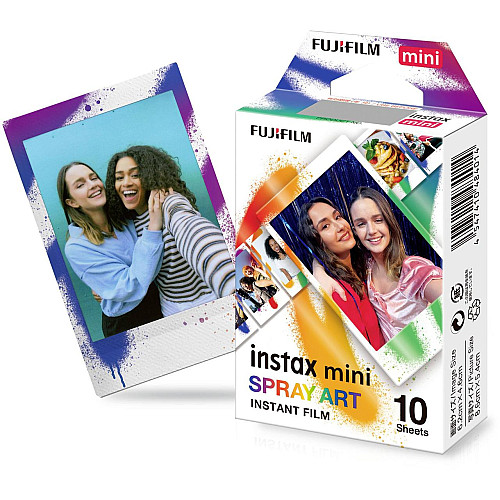 Фотопапір Fujifilm Instax Mini Spray Art 8,6х5,4 см Різнокольоровий 10 шт