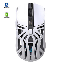 Мышь беспроводная HXSJ T400 с аккумулятором и подсветкой 2.4G Bluetooth Wired Белый