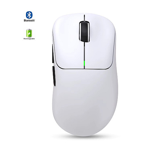 Мышь беспроводная HXSJ T700 с аккумулятором 2.4G+Bluetooth+Wired Белый