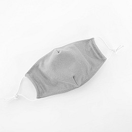 Маска захисна багаторазова Попелюшка 2-х шарова Сіра (М2004)