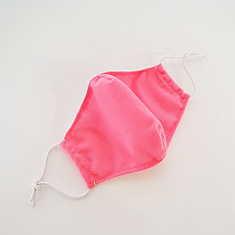 Маска захисна багаторазова Попелюшка 2-х шарова Рожева (М2005)