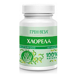 Таблетки Грин-Виза Хлорелла 60 шт