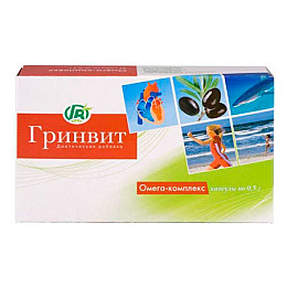Капсули Грін-Віза "Грінвіт" Омега-комплекс 84 шт