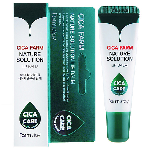 Відновлювальний бальзам для губ Farmstay Cica Farm Nature Solution Lip Balm 10 г 8809541198762
